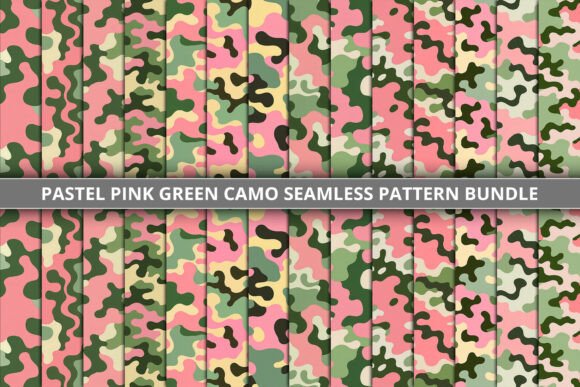 Evaluating the Pastel Pink Green Camo Pattern Bundle for Creative Projects