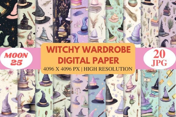 Exploring the Aesthetic and Utility of Witchy Wardrobe Digital Paper