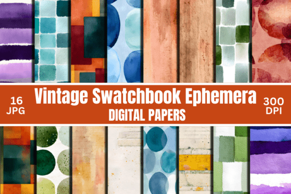 Revitalizing Nostalgia: The Strategic Role of Vintage Swatchbook Ephemera in Modern Digital Design