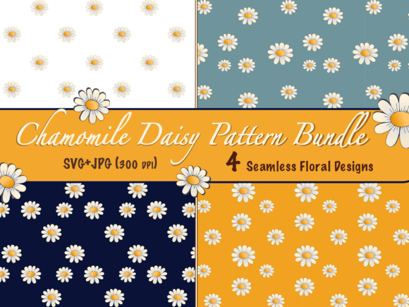 Strategic Design Decisions: Leveraging the Chamomile Daisy Seamless Pattern Bundle for Brand Cohesion