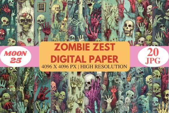 Unleashing Horror Creativity: A Complete Guide to Zombie Zest Digital Paper