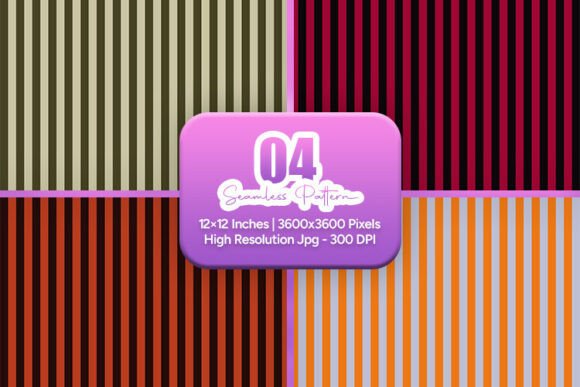 Unlocking Creative Potential with a Dark Retro Stripe Seamless Pattern Set