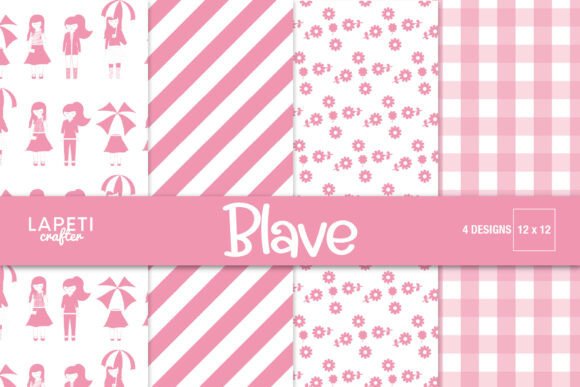 Unlocking Creativity with Pink Digital Paper and Girl Pattern Designs